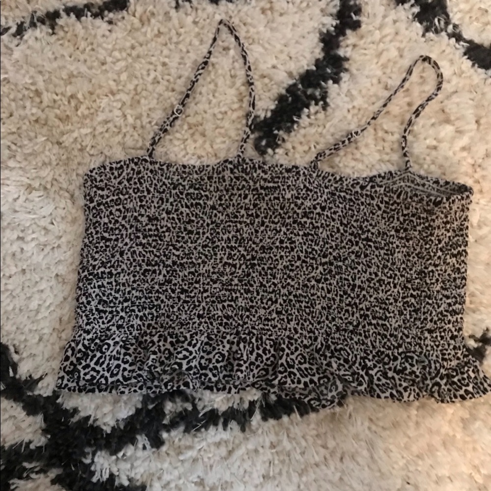 cheetah print crop top